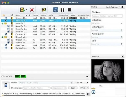 Xilisoft HD Video Converter截图