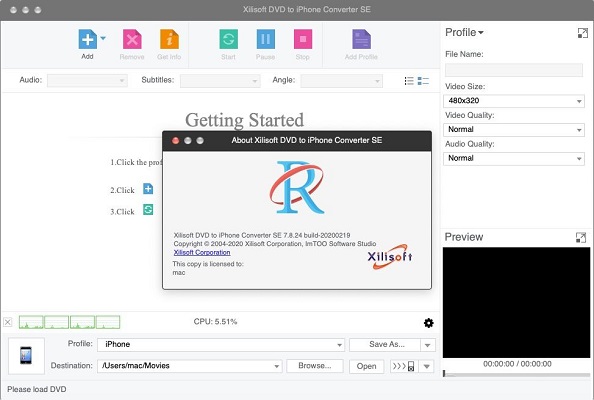 Xilisoft DVD to iPhone Converter截图
