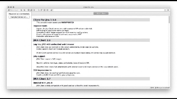 JIRA Client截图