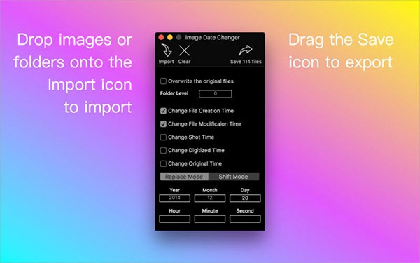 照片信息修改器截图