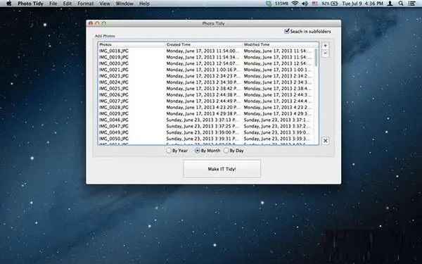 相片整理工具截图