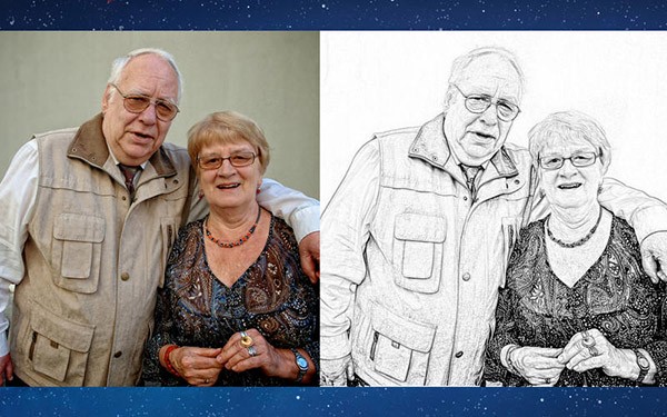 照片素描笔截图