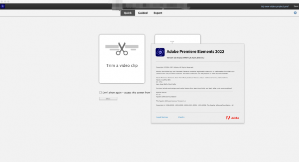Adobe Premiere Elements截图