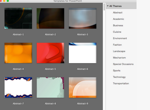 PPT Template截图