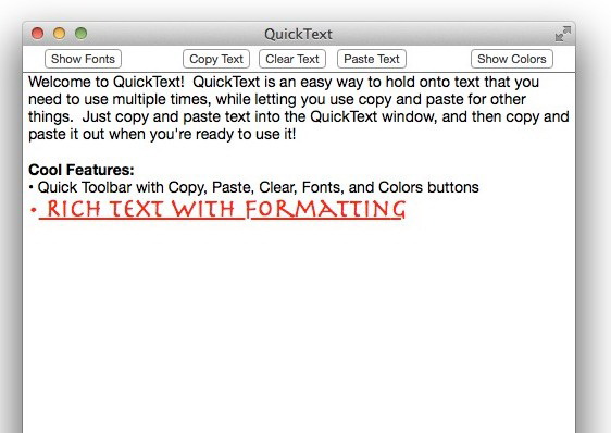 QuickText截图