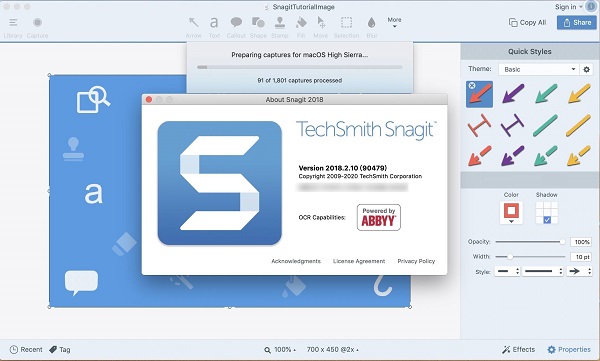 Snagit 2018截图