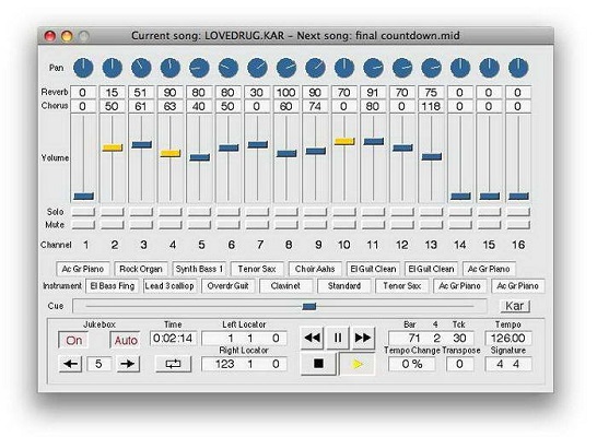 Sweet MIDI Player截图