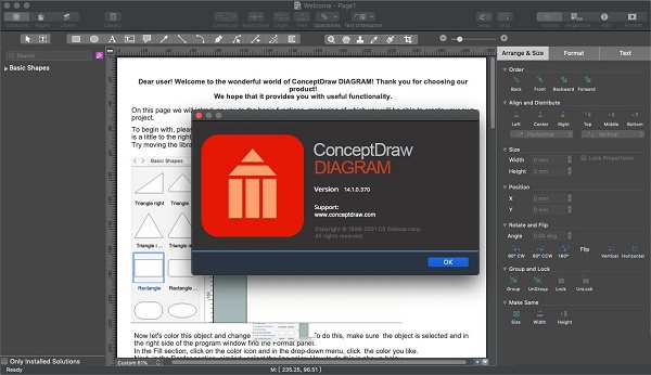ConceptDraw DIAGRAM截图