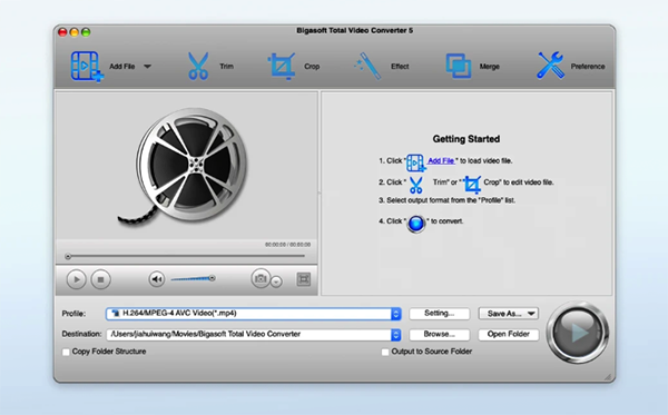 Bigasoft Total Video Converter截图
