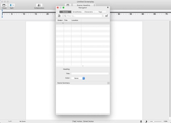 Final Draft 12截图
