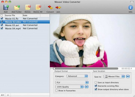 Movavi Video Converter截图