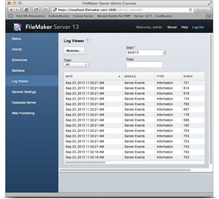 FileMaker Server截图