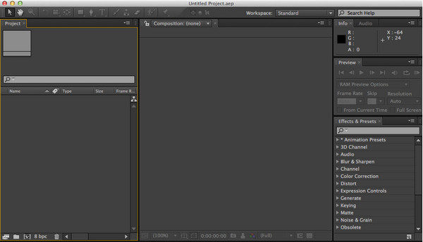 Adobe After Effects CS6截图