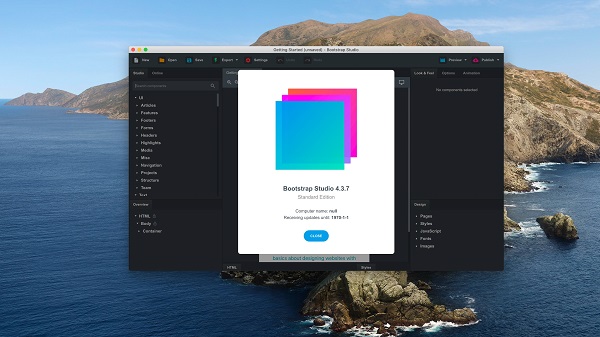 Bootstrap Studio 4截图