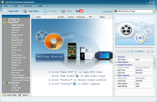 Any DVD Converter Pro截图