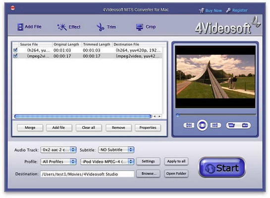 4Videosoft MTS Converter截图
