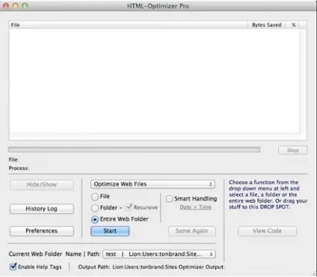HTML-Optimizer Pro截图