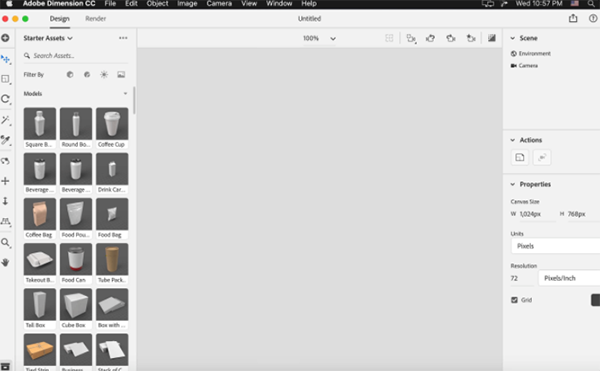 Adobe Dimension CC截图
