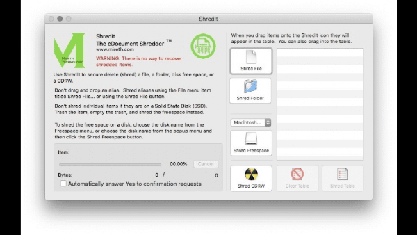 ShredIt For Mac截图