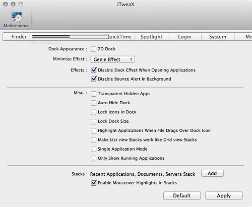 iTweaX For Mac截图