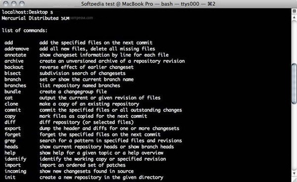 MacMercurial For Mac截图