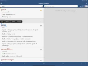 Ultralingua French-English Dictionary截图