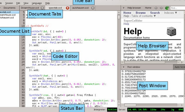 SuperCollider For Mac截图