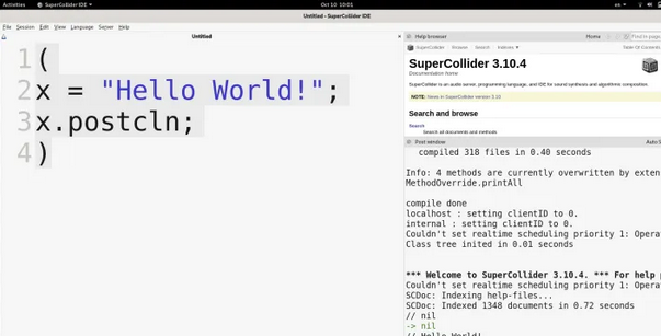 SuperCollider For Mac截图