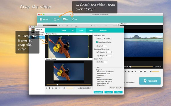 4Videosoft MTS Converter Mac截图