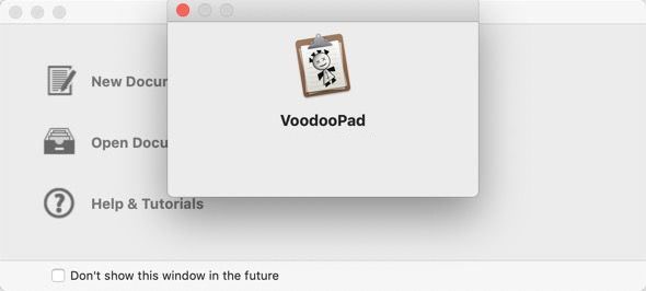 VoodooPad For Mac截图
