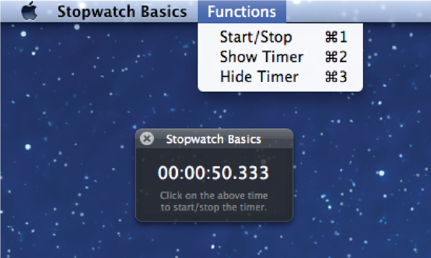 Stopwatch Basics截图