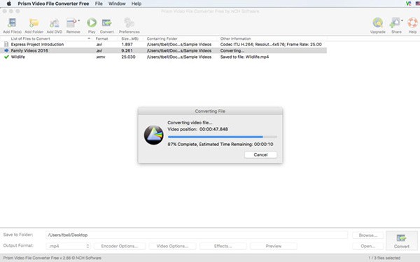 Prism Video Converter For Mac截图