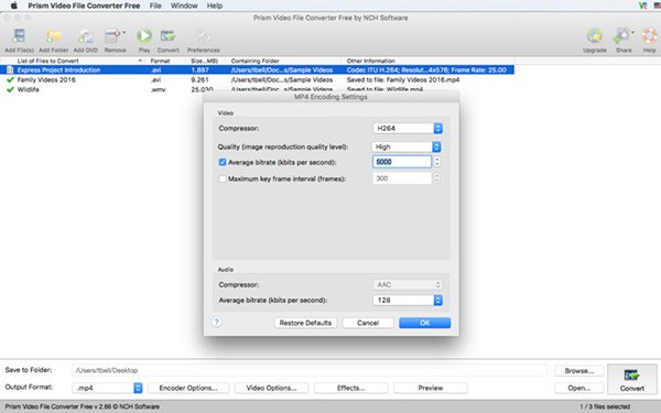 Prism Video Converter For Mac截图