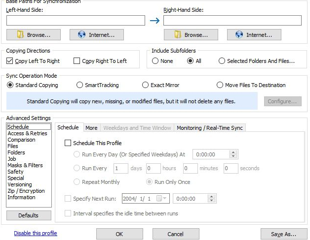 Super Flexible File Synchronizer For Mac截图