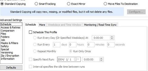 Super Flexible File Synchronizer For Mac截图