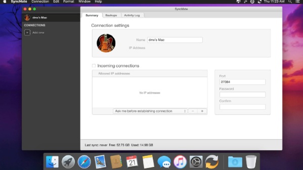 SyncMate For Mac截图