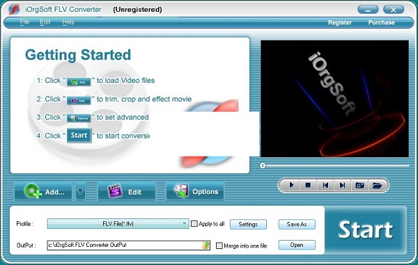 iorgsoft FLV Converter for Mac截图