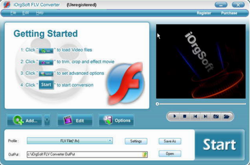 iorgsoft FLV Converter for Mac截图