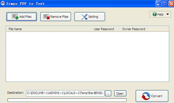 Simpo PDF to Text For Mac截图