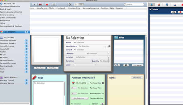 MYStuff Pro For Mac截图