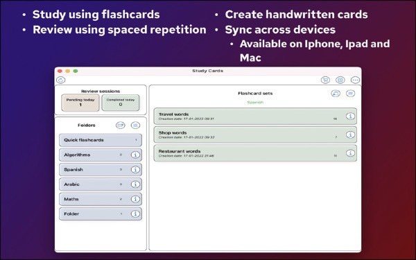 StudyCards For Mac截图