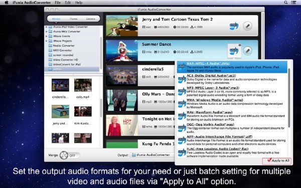 iFunia AudioConverter for Mac截图