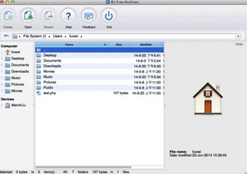 B1 Free Archiver For Mac截图