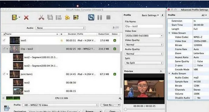 Xilisoft Video Converter Standard for Mac截图