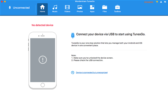 TunesGo for MAC截图