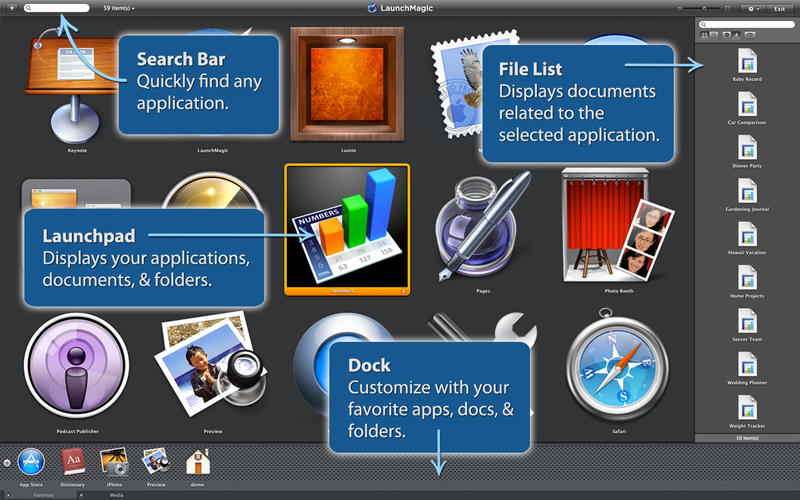 LaunchMagic For Mac截图