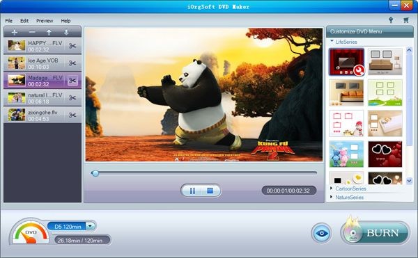 iOrgsoft DVD Maker For Mac截图