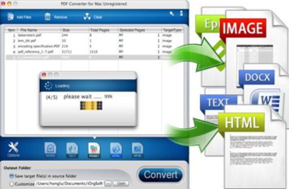 iOrgsoft PDF Converter for Mac截图