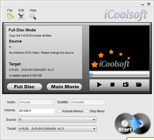 iCoolsoft DVD Copy截图