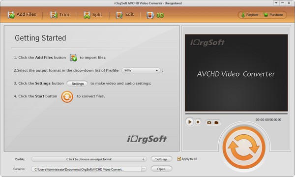 iOrgsoft AVCHD Video Converter For Mac截图